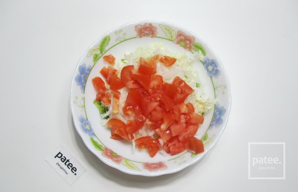 Салат с пекинской капустой и редькой - Шаг 5