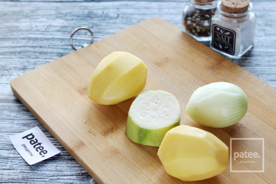 Суп минестроне с пельменями - Шаг 2