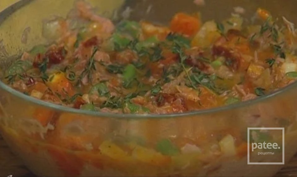 Киш с фасолью и тунцом - Шаг 10