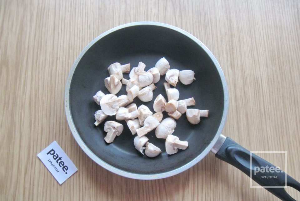Винегрет с жареными грибами - Шаг 2
