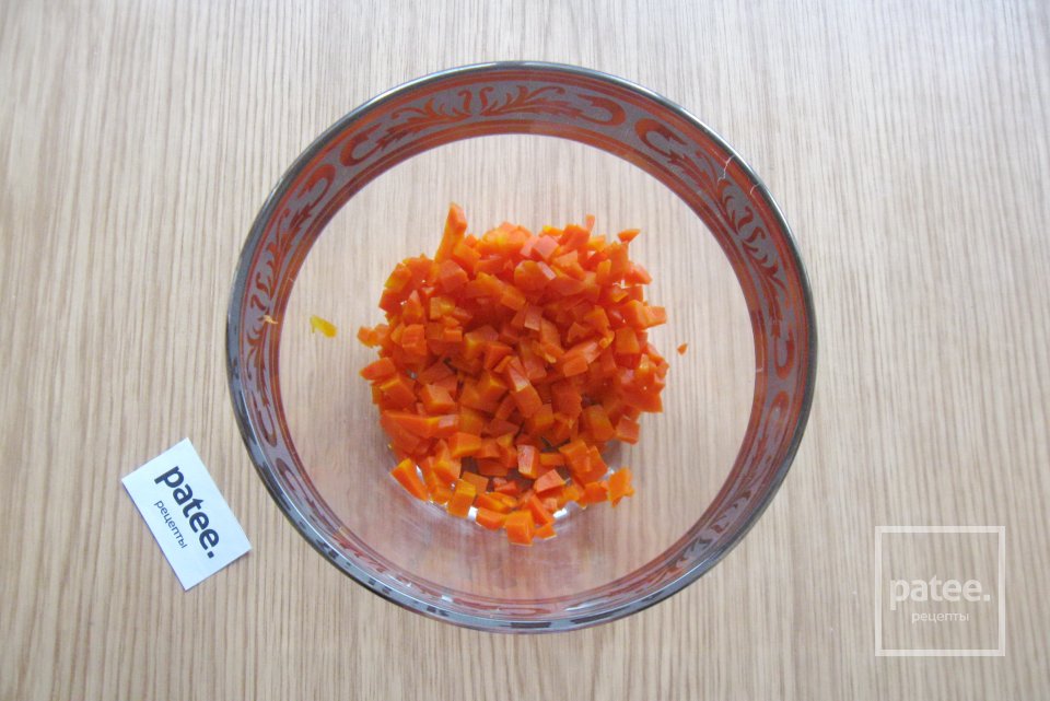 Винегрет с жареными грибами - Шаг 4