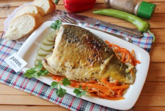 Карп запеченный в рукаве