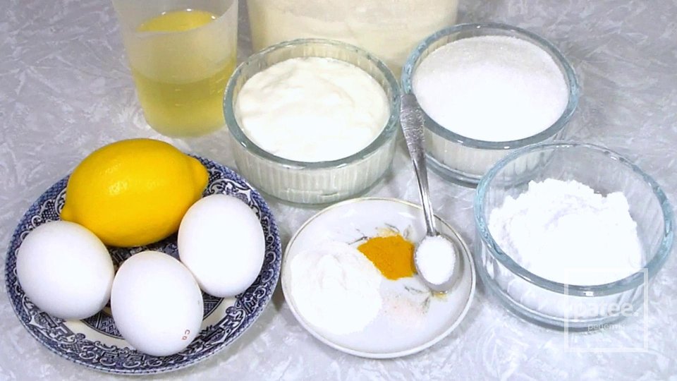 Лимонный кекс с меренгой - Шаг 1