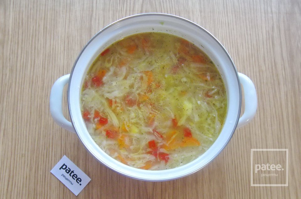 Овощной суп с индейкой - Шаг 11