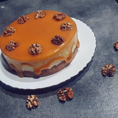 Чизкейк с соленой карамелью - Шаг 3