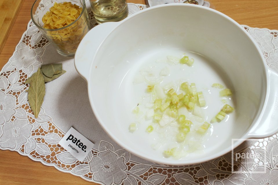 Быстрый куриный суп с ракушками - Шаг 5