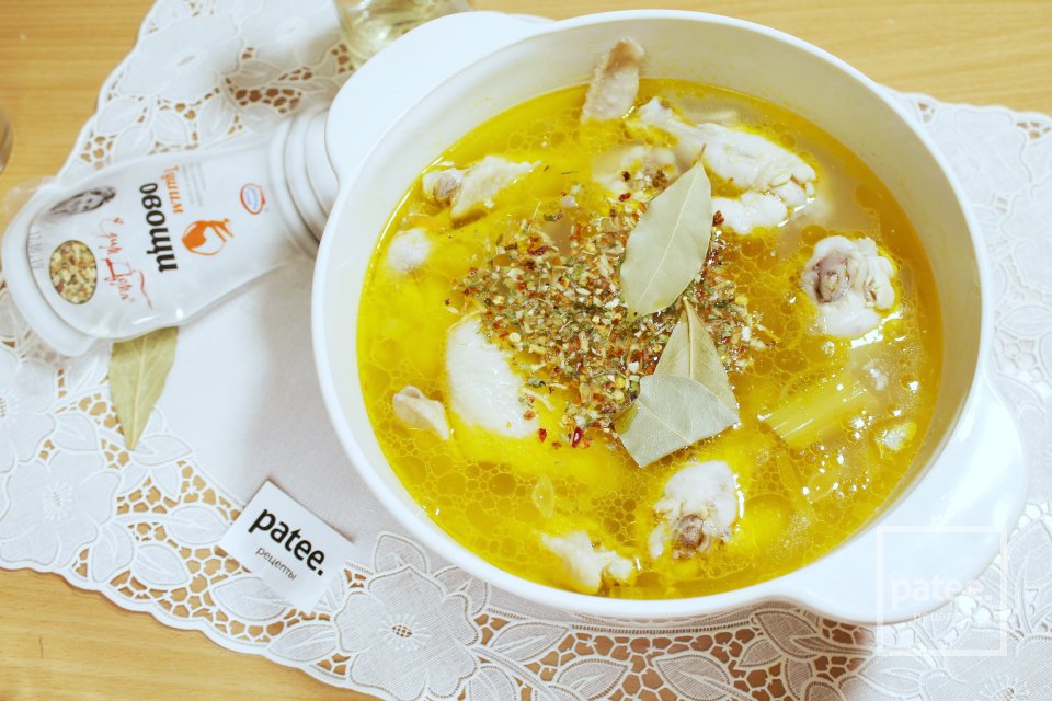 Быстрый куриный суп с ракушками - Шаг 14