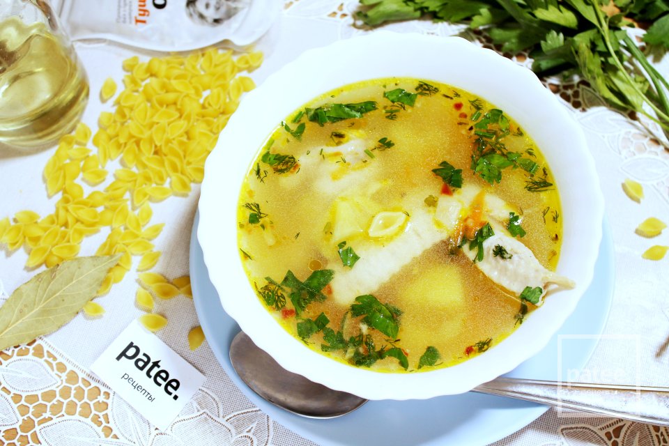 Быстрый куриный суп с ракушками - Шаг 16