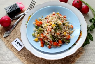 Гарнир из перловки с гавайской смесью