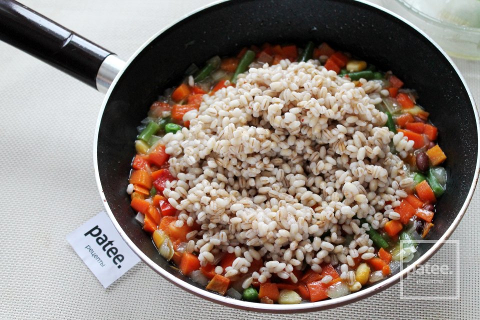 Гарнир из перловки с гавайской смесью - Шаг 9