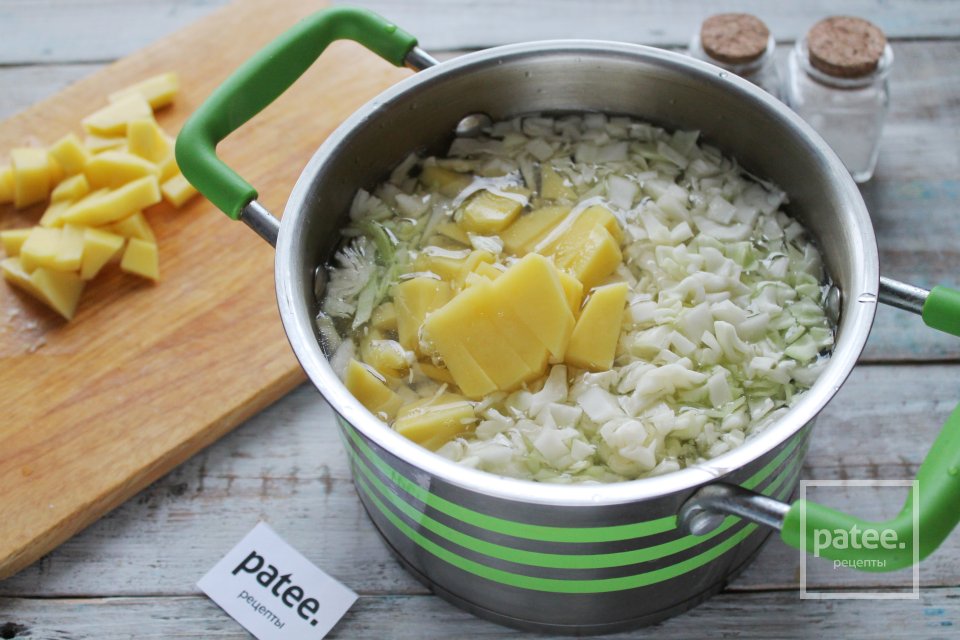 Белые щи с курицей - Шаг 13