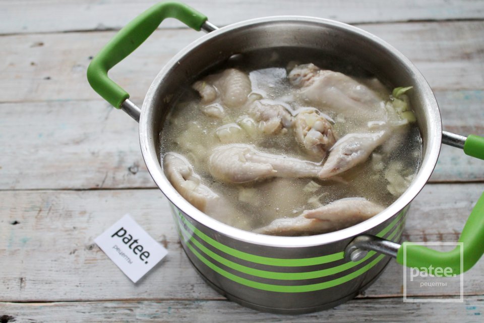 Белые щи с курицей - Шаг 14