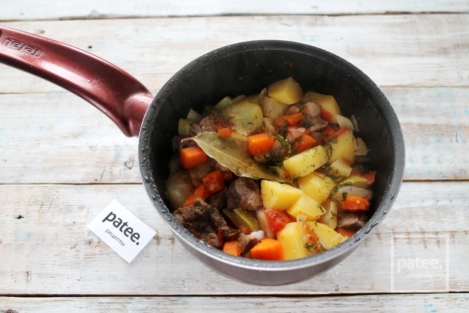 Овощное рагу с бараниной - Шаг 16