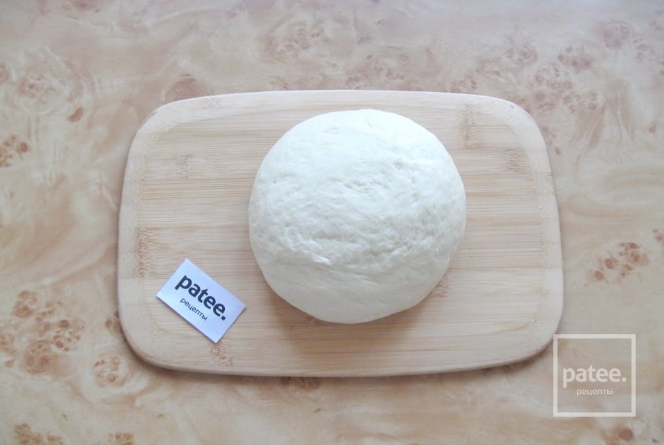 Пирог в виде сердца с капустой и грибами - Шаг 6