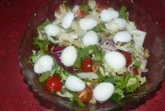 Салат с морепродуктами