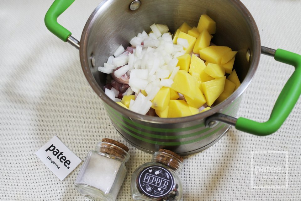 Овощной суп с перепелами - Шаг 7