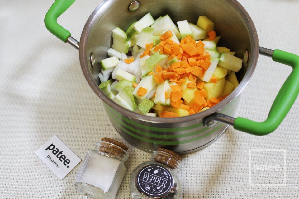 Овощной суп с перепелами - Шаг 8