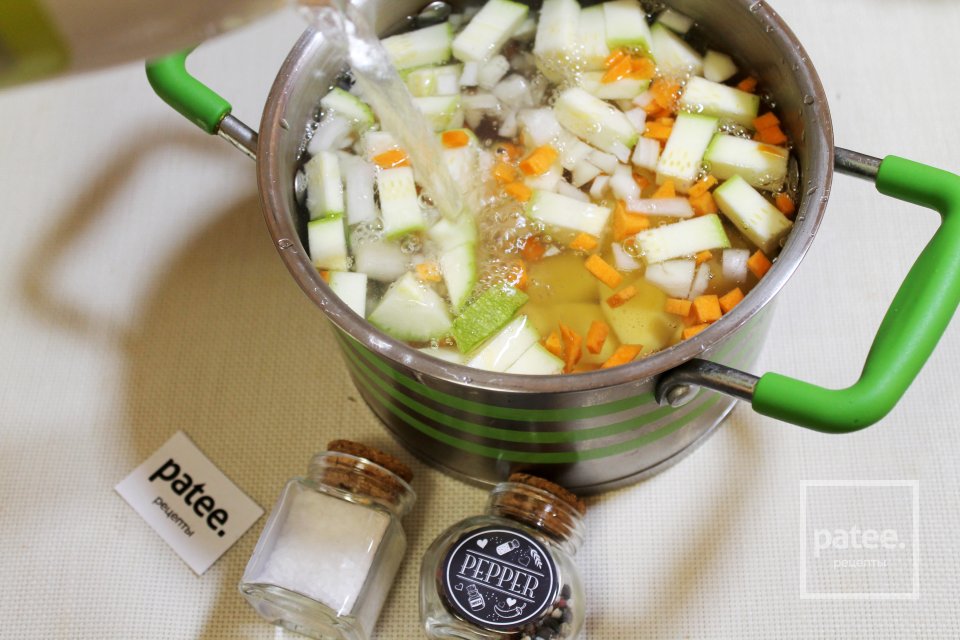 Овощной суп с перепелами - Шаг 9