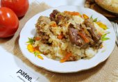 Свиные ребрышки с рисом в микроволновке