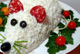 Салат символ 2020 «Крыска»