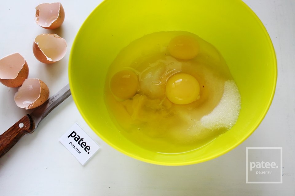 Манник с яблоками - Шаг 2