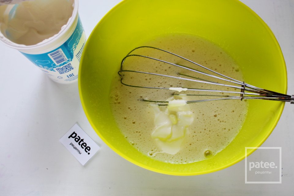 Манник с яблоками - Шаг 4