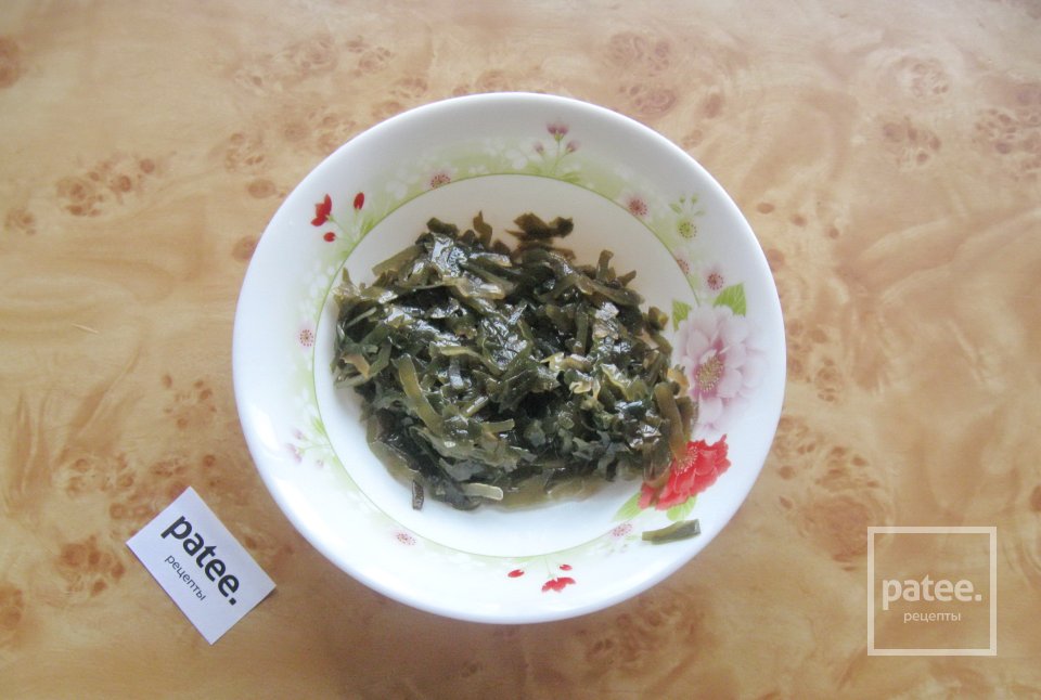 Салат из морской капусты с яблоком - Шаг 2