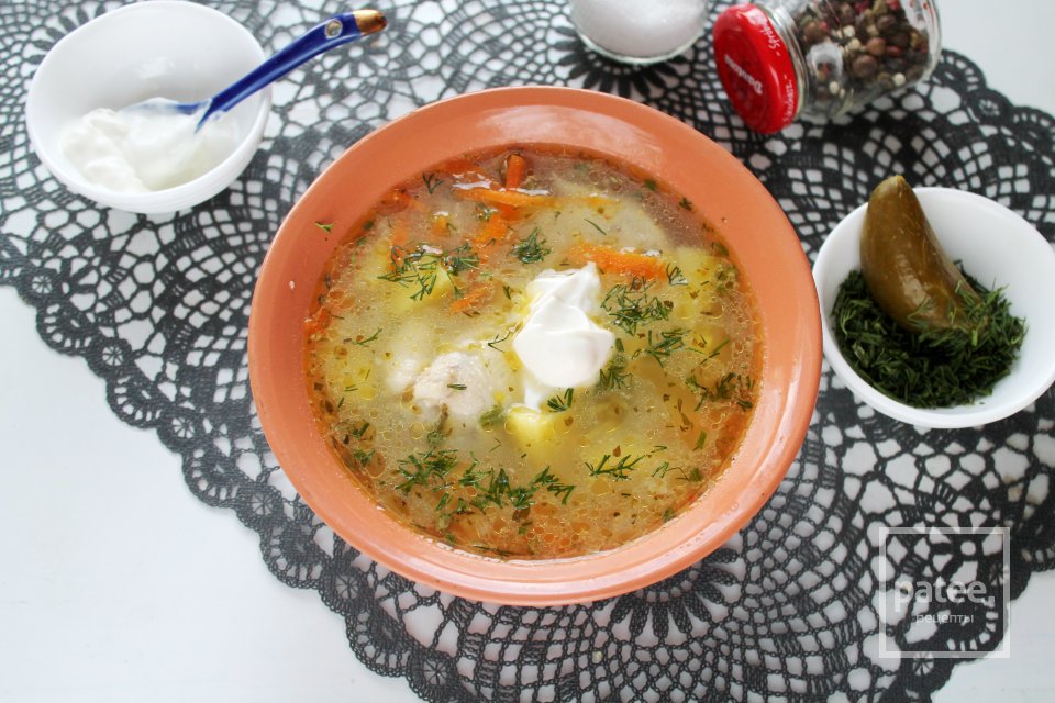 Рассольник с куриными крыльями и рисом - Шаг 17