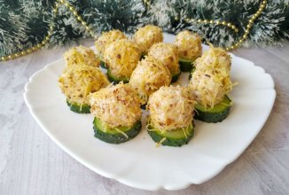 Закуска за 10 минут до прихода гостей (без майонеза)