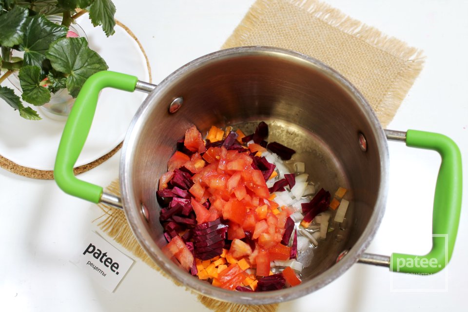 Борщ с перепелами - Шаг 11