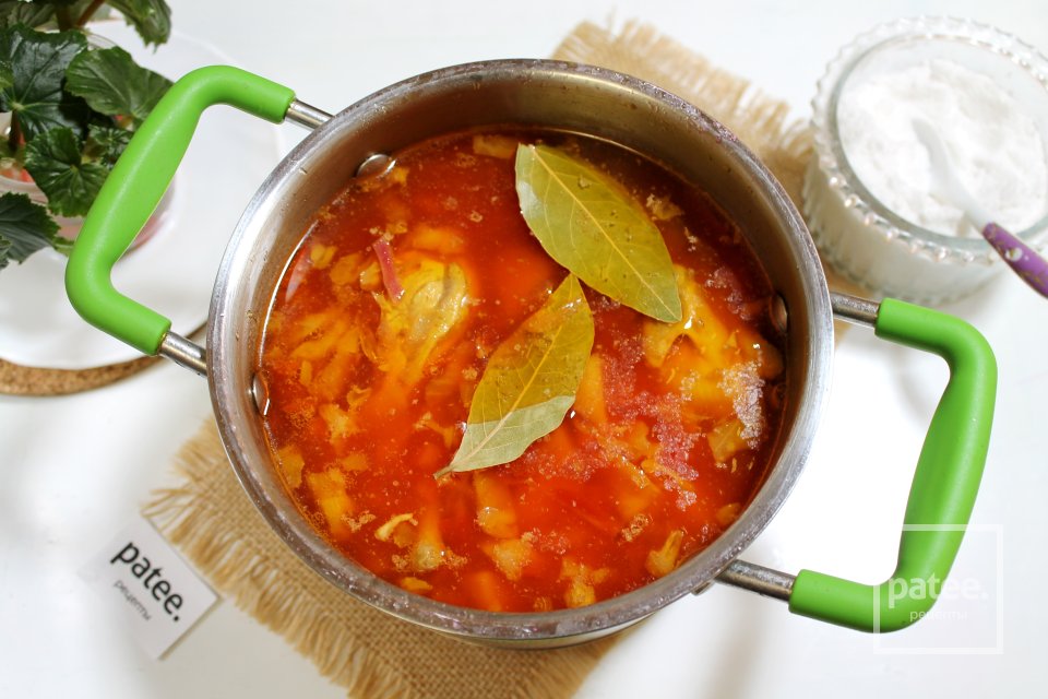 Борщ с перепелами - Шаг 18