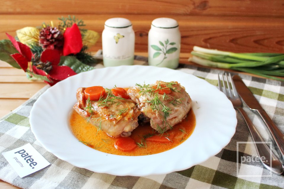 Куриные бедра в медово-соевом соусе - Шаг 14