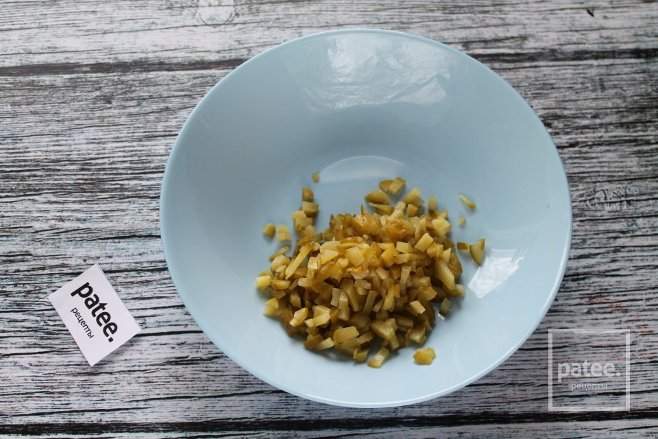 Салат с чечевицей, морковью и копчёной грудинкой - Шаг 10