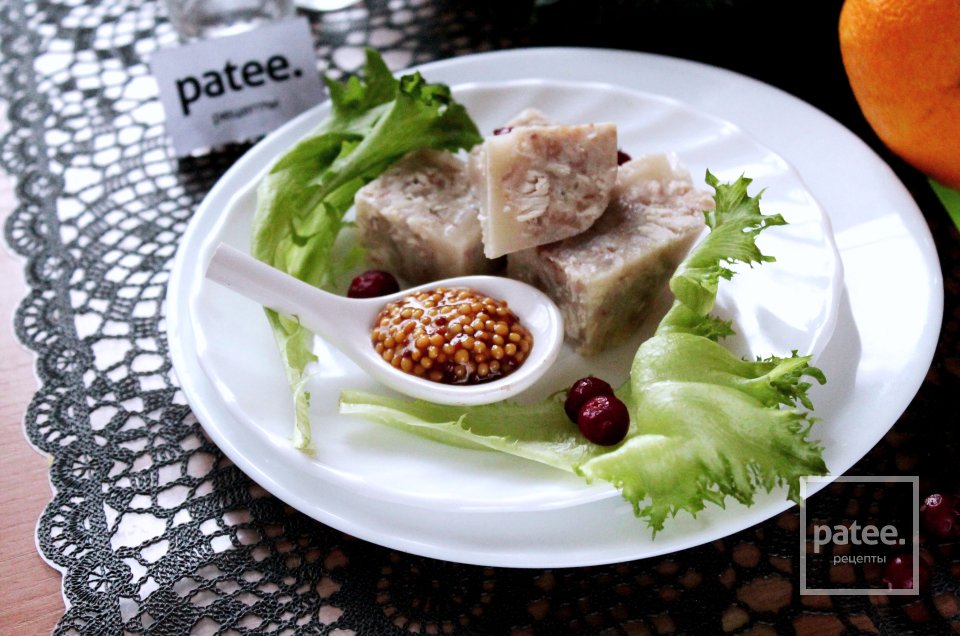 Холодец из свиных ножек и мяса индейки - Шаг 16