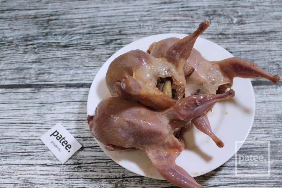 Фаршированные перепела с картофелем в духовке - Шаг 15