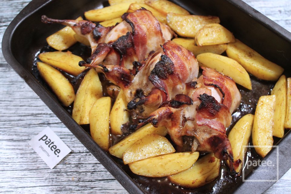 Фаршированные перепела с картофелем в духовке - Шаг 18