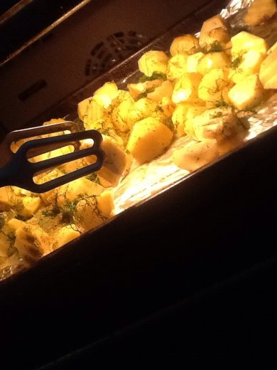 Картофель запечённый в духовке