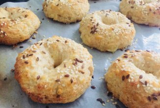 Пончики из творога и сыра