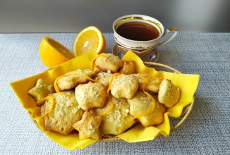 Апельсиновое печенье, всегда готовлю его на сладкий стол детям