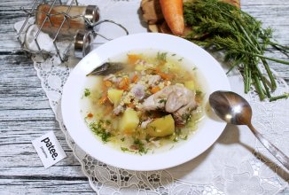 Кулеш пшённый с перепелами