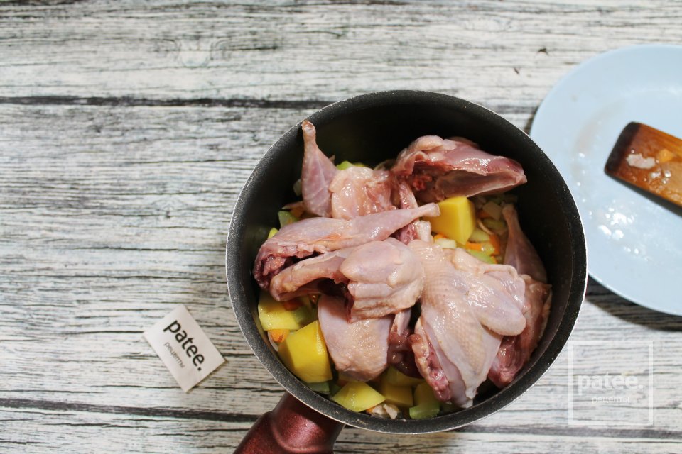 Кулеш пшённый с перепелами - Шаг 12