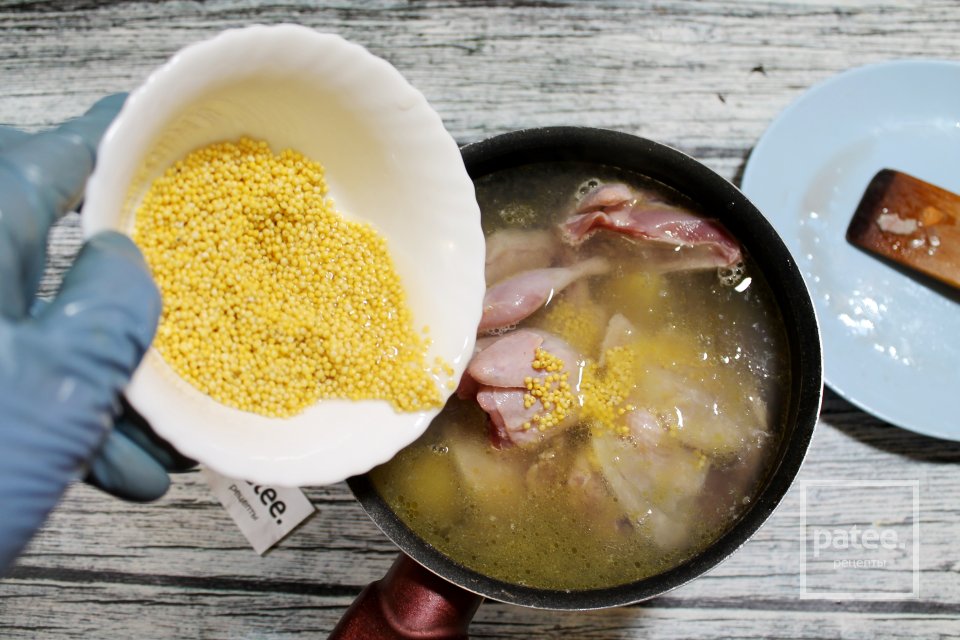 Кулеш пшённый с перепелами - Шаг 14