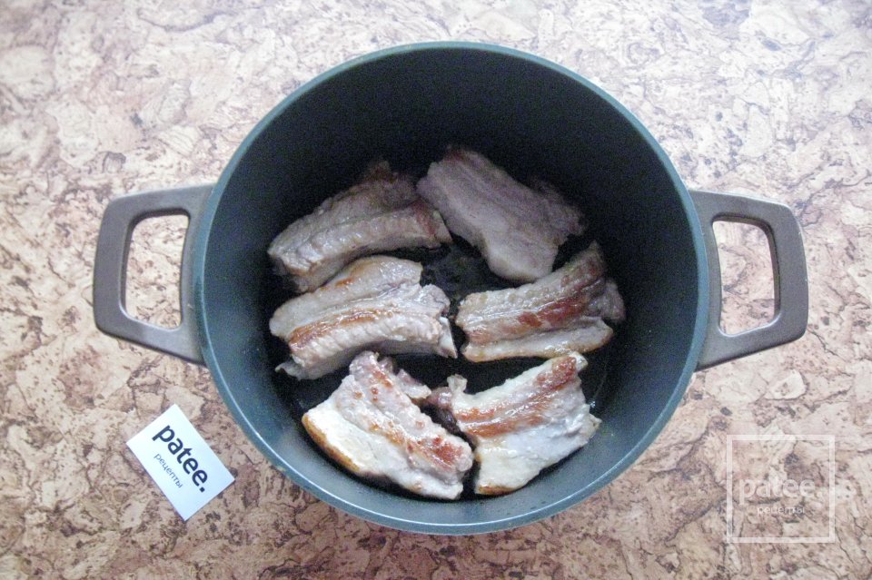 Свиная грудинка с казане - Шаг 3