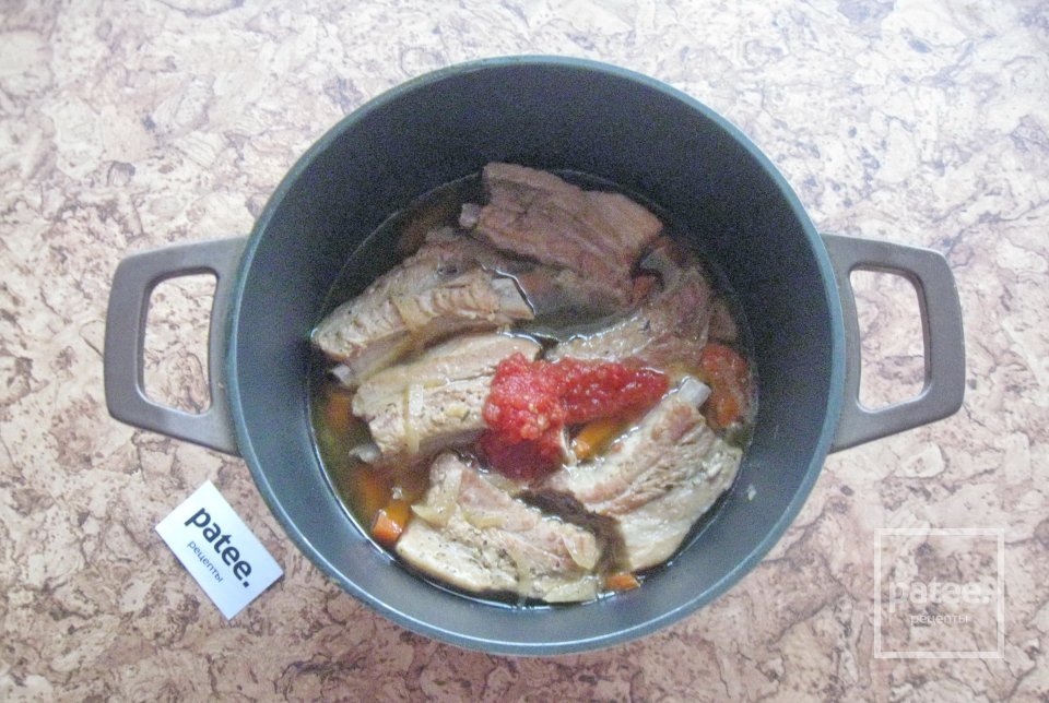Свиная грудинка с казане - Шаг 8