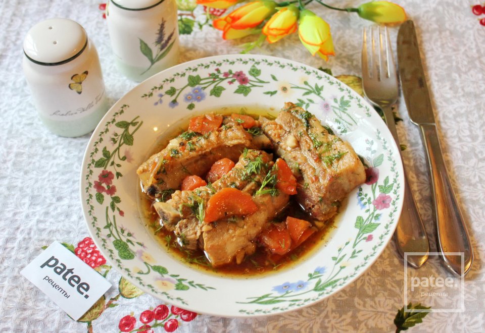 Свиная грудинка с казане - Шаг 11