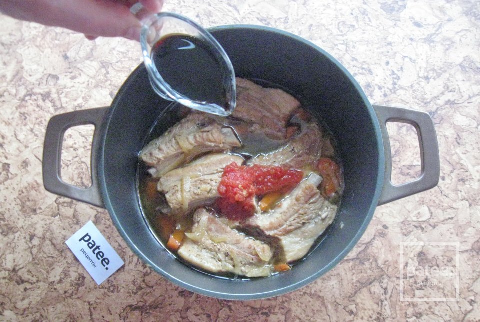 Свиная грудинка с казане - Шаг 9