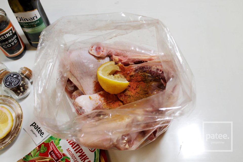 Куриные окорочка, запеченные в рукаве в духовке - Шаг 5