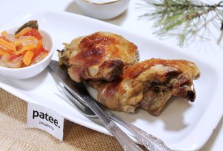 Куриные окорочка, запеченные в рукаве в духовке