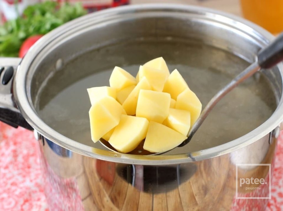 Картофельно-кукурузный суп - Шаг 1