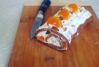 Морковный рулет с мандарина